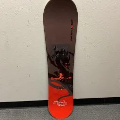 Used Nidecker GROM Boys Snowboard Only Red And Grey 110 cm