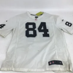 Used Nike 84 BROWN RAIDERS SR LG NFL JERSEY S.S. Spirit Wear M LG