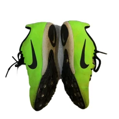 Used Nike AH1020-302 Track & Field Cleats Jr Neon Green Junior 03.5