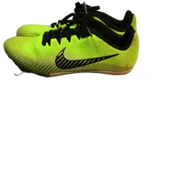 Used Nike AH1020-302 Track & Field Cleats Jr Neon Green Junior 03.5