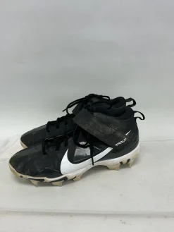 Used Nike FAST FLEX TROUT HIGH TOP BB/SB Cleats Black Senior 10