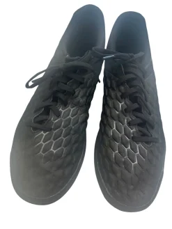 Used Nike HYPERZOOM Soccer Indoor Shoes Black Senior 9