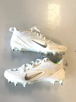 Used Nike LAX Cleats Mens White Senior 6.5