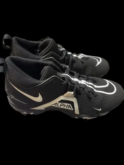 Used Nike LAX Cleats Womens Black And White Senior 6.5