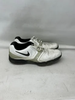 Used Nike Mens Golf Shoes White Senior 10.5