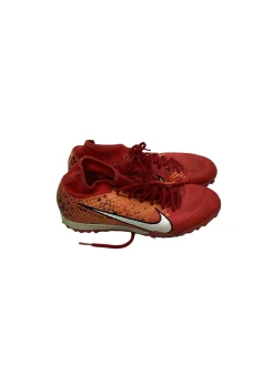 Used Nike MERCURIAL AIR ZOOM Soccer Turf Shoes Red Senior 6.5