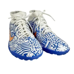 Used Nike MERCURIAL CR7 Soccer Turf Shoes Royal Blue Junior 05