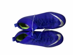 Used Nike MERCURIAL Soccer Indoor Shoes Royal Blue Junior 03.5