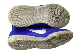 Used Nike MERCURIAL Soccer Indoor Shoes Royal Blue Junior 03.5