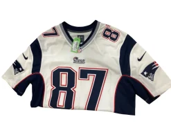 Used Nike PATRIOTS GRONK 87 FB Top Adult White LG