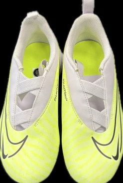 Used Nike PHANTOM GX ACADEMY Soccer Turf Shoes White Junior 03.5