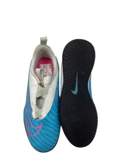 Used Nike PHANTOM GX Soccer Turf Shoes Carolina Blue Youth 06.0