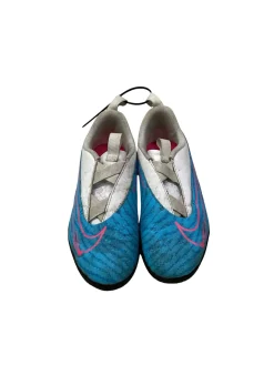 Used Nike PHANTOM GX TURF SOCCER CLEAT Soccer Turf Shoes Royal Blue Junior 05
