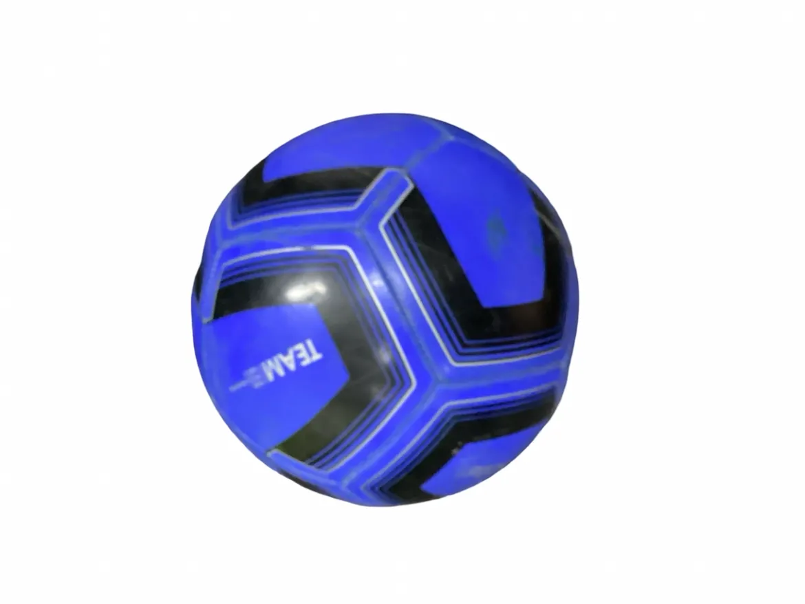 Used Nike PITCH All Size Soccer Ball Royal Blue 5