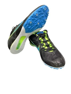 Used Nike RIVAL MD Track & Field Cleats Adult Black Senior 10