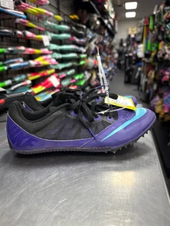 Used Nike RIVAL S Track & Field Cleats Adult Navy Blue Senior 8.5