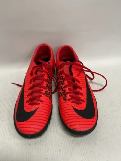 Used Nike Soccer Turf Shoes Black And Red Senior 8.5