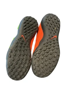 Used Nike Soccer Turf Shoes Orange Junior 01