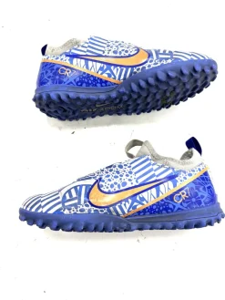 Used Nike Soccer Turf Shoes Royal Blue Junior 05