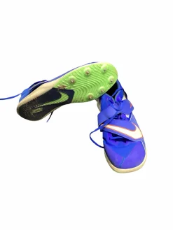 Used Nike Track & Field Cleats Adult Royal Blue Senior 11