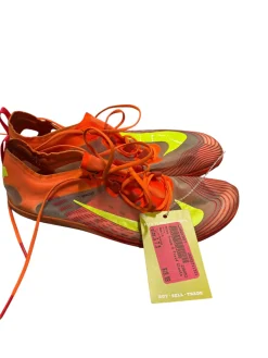 Used Nike Track & Field Cleats Adult Orange Senior 7.5
