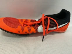 Used Nike Track & Field Cleats Adult Orange Senior 10