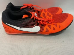 Used Nike Track & Field Cleats Adult Orange Senior 10