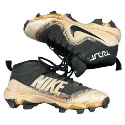 Used Nike TROUT BB/SB Cleats Black Junior 04