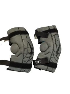 Used Nike VAPOR ELBOW GUARD Lacrosse Arm Pads/Guards Grey SM