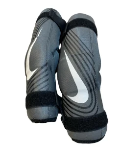 Used Nike VAPOR LT Lacrosse Arm Pads/Guards Grey LG