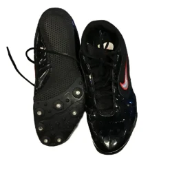 Used Nike Zoom Rival Track Cleats Black and Red