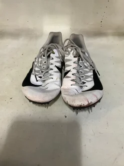Used Nike ZOOM RIVAL Track & Field Cleats Adult White Senior 12
