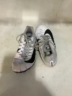 Used Nike ZOOM RIVAL Track & Field Cleats Adult White Senior 12