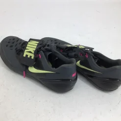 Used Nike ZOOM ROTATIONAL 6 SR 11.5 THROWING SHOE Track & Field Cleats Adult Black Senior 11.5