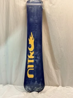 Used Nitro CHERI ALIAS 153 Womens Snowboard Only Navy Blue 153 cm