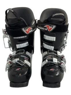 Used Nordica DOBERMANN Boys DH Ski Boot Black 235 MP - J05.5 - W06.5