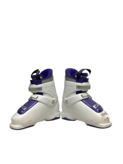 Used Nordica FIREARROW Girls DH Ski Boot Navy Blue 195 MP - Y13