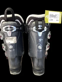 Used Nordica HELL AND BACK Girls DH Ski Boot Black 235 MP - J05.5 - W06.5