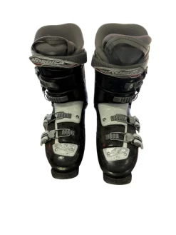 Used Nordica OLYMPIA 6 Womens DH Ski Boot Black 265 MP - M08.5 - W09.5