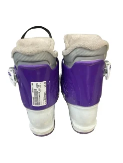 Used Nordica POWAH N2 Girls Snowboard Boots White Adjustable