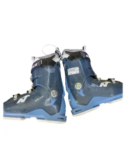 Used Nordica SPEED MACHINE 95W BOOTS SIZE 25.0 Womens DH Ski Boot Navy Blue 250 MP - M07 - W08