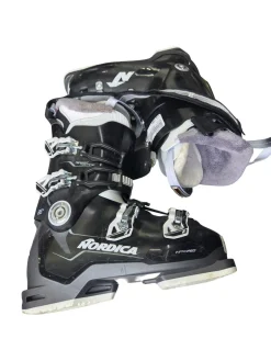 Used Nordica SPEED MACHINE 85W 25.5MP Womens DH Ski Boot Black 255 MP - M07.5 - W08.5