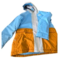 Used North Face GIRLS JACKET 14/16 LG Outerwear Heavy Jacket Y Sky Blue LG