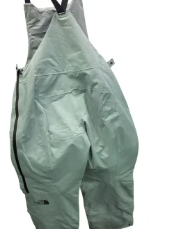Used North Face Snow Bibs W Teal LG