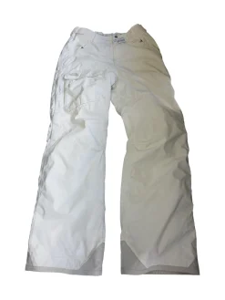 Used North Face WOMENS FREEDOM PANTS MEDIUM TALL Snow Pants M White MD Tall