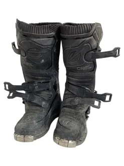 Used ONEAL ELEMENT JR BOOTS Junior Boots Black Junior 02