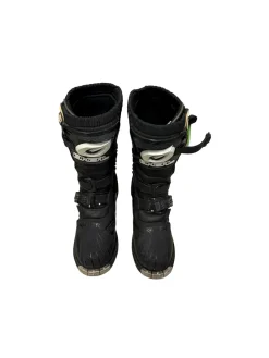 Used O'Neal RIDER MX Junior Motocross Boots Black Junior 05
