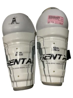 Used ONEGOAL Junior Shin Guards White 10