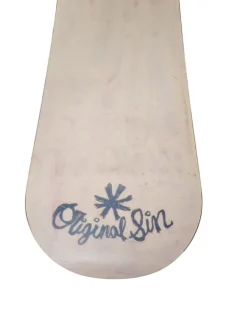 Used ORIGINAL SIN REJOICE Boys Snowboard Only White 140 cm