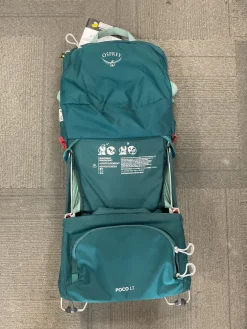 Used Osprey POCO LT Internal Frame Backpack Teal